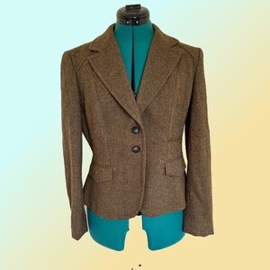 Beautiful Olive Green Michael Kors Blazer Size 6